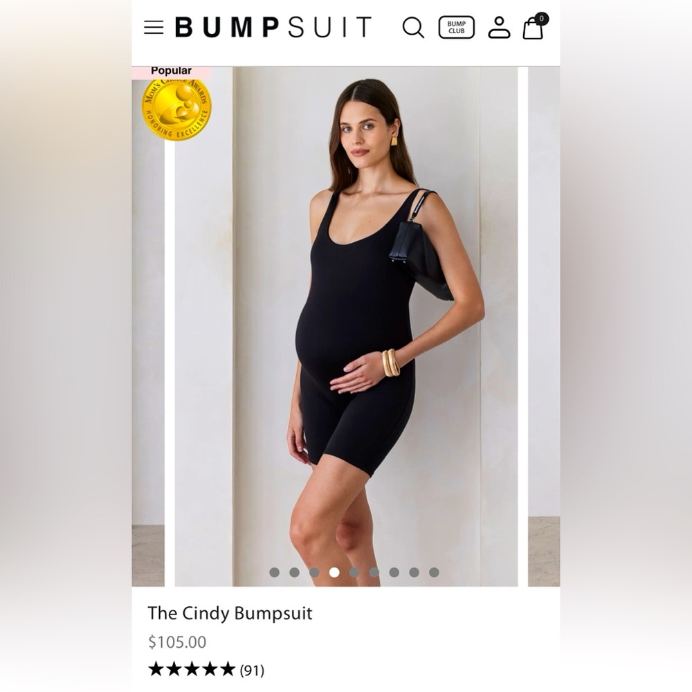 The Cindy bumpsuit romper in black XS